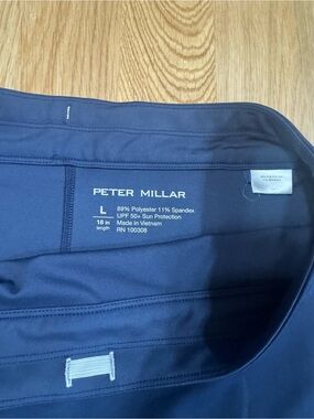 Peter Millar Navy Athletic Golf Skort